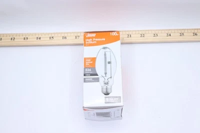 Feit Electric High Pressure Sodium HID Light Bulb Clear E26 Med Base ED17 100W - Image 1 of 4