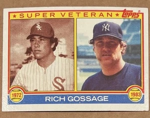 1983 Topps Baseball Rich Goose Gossage #241 NM Super Veteran - Picture 1 of 2