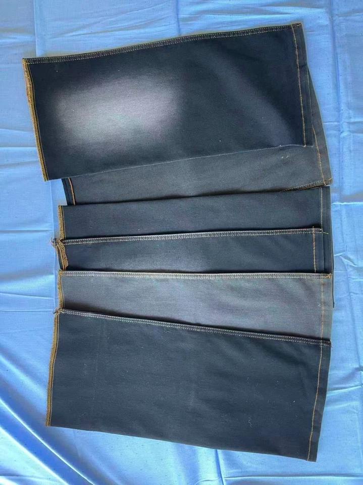 Sucatas jeans jeans 6 pernas painéis acolchoamento costura bolsas faça você mesmo variedade tons 8# - Imagem 1 de 1