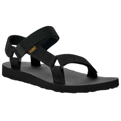 Sandalia regular universal cómoda original para mujer Teva, negra, opciones de talla Foto 1 de 4