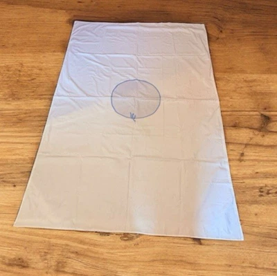 NEW Vintage Duvet Cover 100% Cotton White  56" x 84" USSR - Image 1 of 4