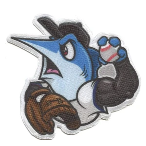 Miami Florida Mascot PhotoPatch Baseball Fish Parody Embroidery Iron On - Picture 1 of 2