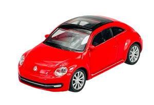 WELLY VOLKSWAGEN THE BEETLE ROT 1:43 DIE CAST METAL NEU IM KASTEN DIE CAST METAL - Picture 1 of 5