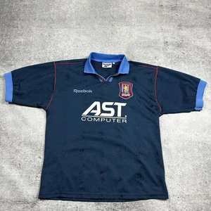 Vintage Reebok Aston Villa 1995-1997 Away Soccer Jersey Football Shirt Size S - Picture 1 of 23