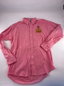 Lacoste Hemd Herren Medium Rosa Knopfleiste Karriere Langarm Preppy Arbeit Business - Bild 1 von 6