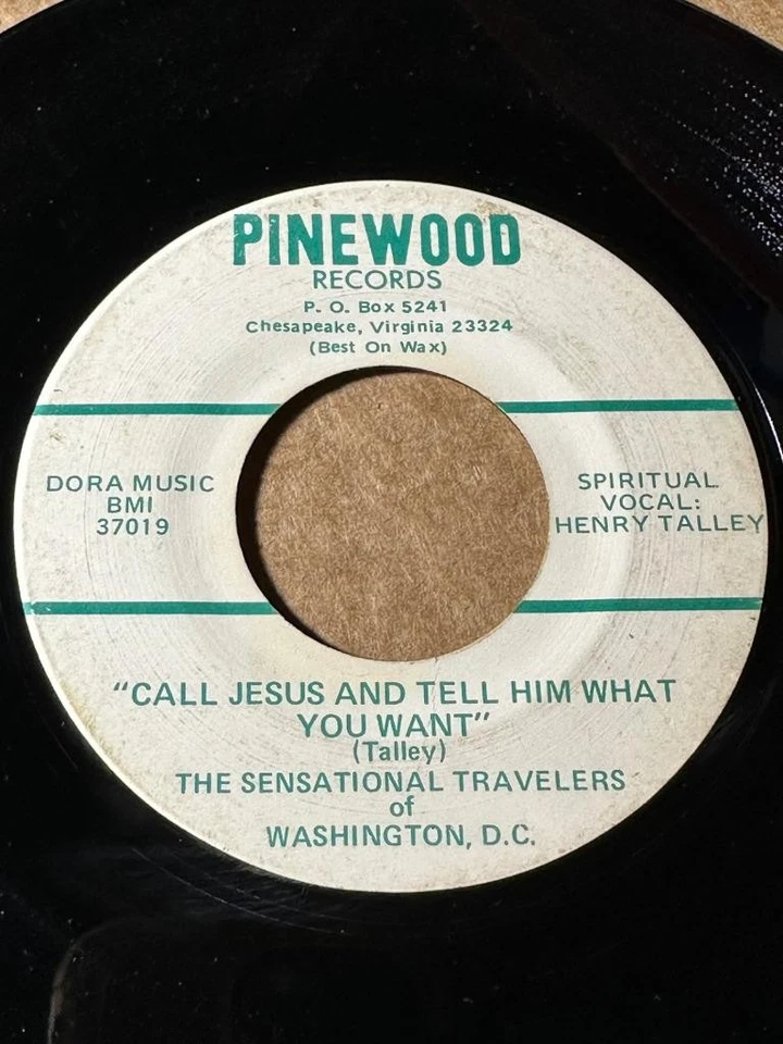 SENSATIONAL TRAVELERS OF WASH DC CALL JESUS AND TELL HIM WHAT YOU WANT VG- HEAR - Image 1 of 1