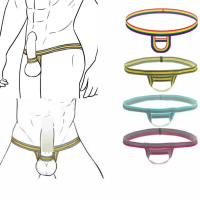 Booster Bulge Enhancer Ball Lifter Uomo Biancheria Intima + Anello Menzione Cinghia C Pene