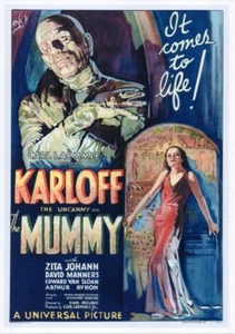 THE MUMMY KARLOFF 1932 REPRODUCTION MOVIE POSTER A3 OR A4 OPTIONS AVAILABLE - Bild 1 von 3