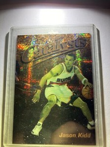 1997-98 Topps Finest Rare - Gold Test Atomic Refractor Jason Kidd Rare Gold #171