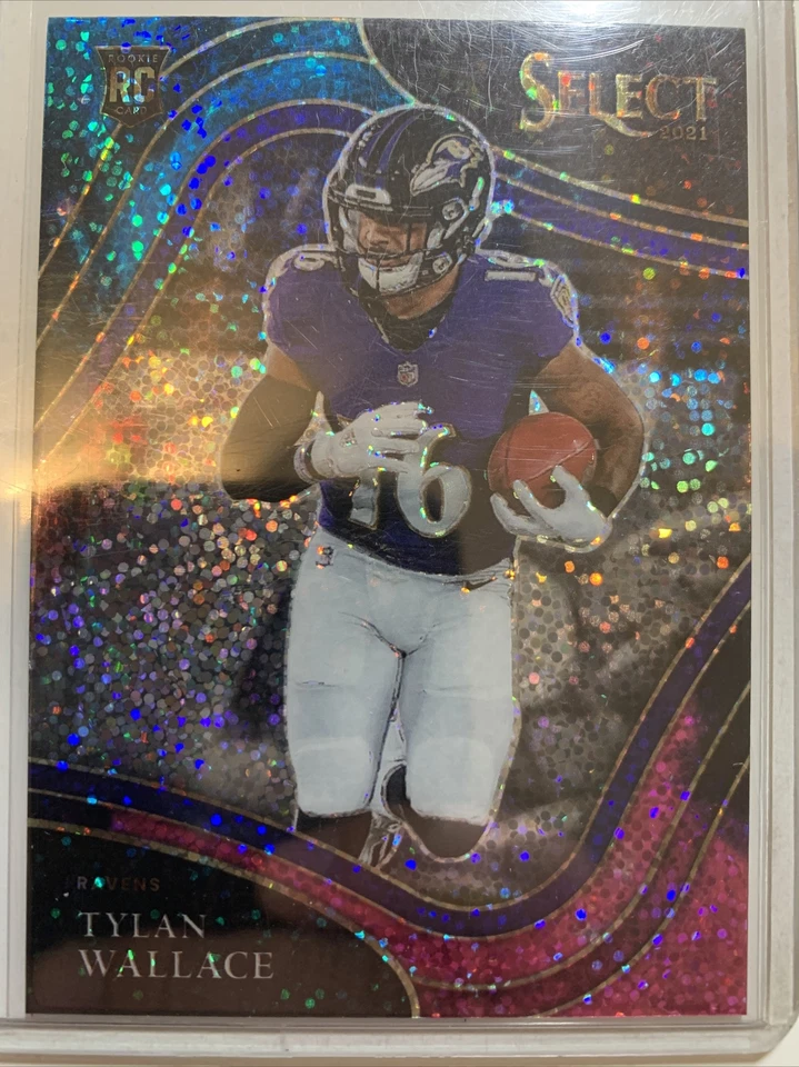 2021 Panini Select COSMIC PRIZM SSP Tylan Wallace Field Level RC Rookie #378 - Image 1 of 3