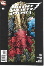 JUSTICE SOCIETY OF AMERICA #18 VARIANT COVER DC COMICS 2008 BAGGED & BOARDED