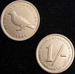 SOMALILAND, 1 SCELLINI 1994, PICCIONE SOMALO, QUASI NON IN CIRCOLAZIONE. - Foto 1 di 1