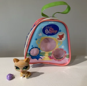BOLSO HASBRO LITTLEST PET SHOP LPS PETS ON THE GO #842 FIGURA DE GATO - Imagen 1 de 4