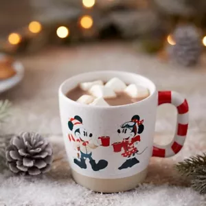 DisneyParks Walt's Holiday Lodge Mickey And Friends Christmas Coffee Mug NWT - Picture 1 of 4