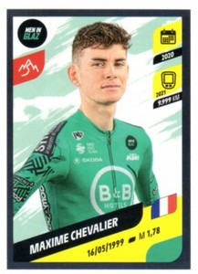 PANINI TOUR DE FRANCE 2022 #87 Maxime CHEVALIER Stickers