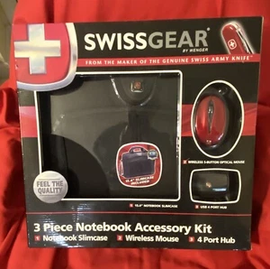 Swiss Gear Computer Slimcase Professional 3 Piece Notebook Accessory Kit - New - Photo 1/2