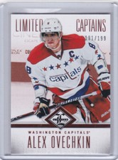 2012 2012-13 LIMITED ALEX OVECHKIN CAPTAINS 191/199 179 WASHINGTON CAPITALS