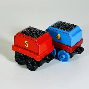 Thomas the Train James and Gordon Tender Cars Pull Along Plastic Trackmaster - Picture 1 of 12