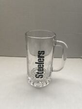 NFL Pittsburgh Steelers Clear Glass Beer Mug