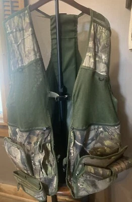 Primos Real Tree Cano Turkey Vest RN104191 Sz 2x-3x W/Seat Cushion - Image 1 of 4