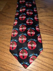 Vintage KERUSSO Mens Neck Tie COCA COLA Metal Sign OOAK UNIQUE ORIGINAL ❤️tb50 - Picture 1 of 3