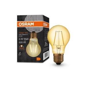 OSRAM LED E27 VINTAGE Glühbirne GOLD Edition 2,5W extra warmweiß - Bild 1 von 6