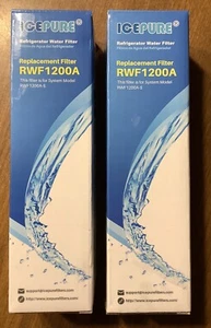 ICEPURE Refrigerator Water Filter RWF1200A Lot of 2 NEW - Picture 1 of 5