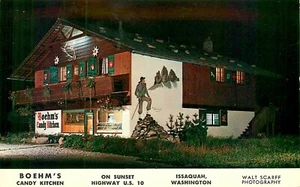 BOEHM'S CANDY KITCHEN, ISSAQUAH, WASHINGTON, ALTE POSTKARTE (SB 452) - Bild 1 von 2
