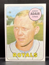 1969 Topps #159 Jerry Adair Kansas City Royals
