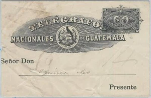74453 - GUATEMALA - POSTAL HISTORY - TELEGRAPH Stationery Cover - not in H & G - Picture 1 of 1