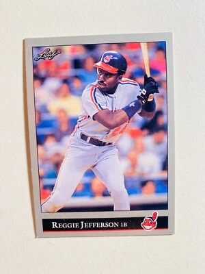 1992 LEAF SERIES 1 #86 REGGIE JEFFERSON NM-MT MLB BASEBALL CARD - Image 1 of 2