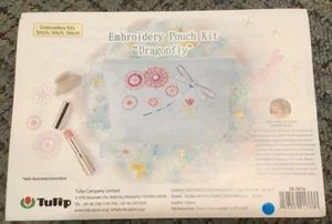 Embroidery pouch kit “Dragonfly” by Tulip Company - Picture 1 of 2