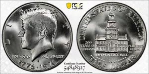 1976 S 50C Silver Kennedy Half Dollar PCGS MS 66 DDO FS-101 - Picture 1 of 4