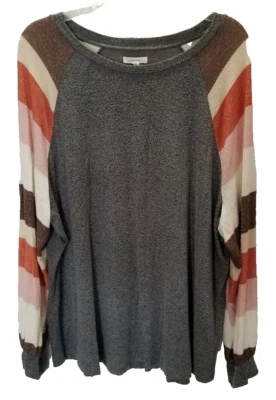 SUÉTER Mujer MAURICES Ligero Manga LG Multicolor Talla Grande 2x # 3814 Foto 1 de 4