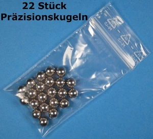 Kugel Hercules Prima 2,3,4,5,5S,6 Radlager Achse Mofa M,P,Optima,GX, 22 Kugeln - Bild 1 von 1