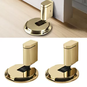 Magnetic Door Stopper Mechanical Silent Floor Door Stop Door Catch Holder USA - Picture 1 of 21