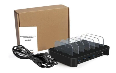 Cargador multifuncional de 6 puertos USB Foto 1 de 2