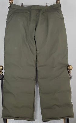 Винтажный CABELAS размер 3XL 44 x 32 мужской гусиный пух OD зеленый охоты зимние брюки - Изображение 1 из 4