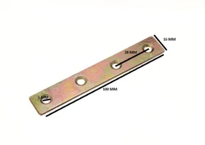Placa De Conexión De Reparación Plana 100Mm X 16Mm YZP ( Paquete De 8 ) - Imagen 1 de 1