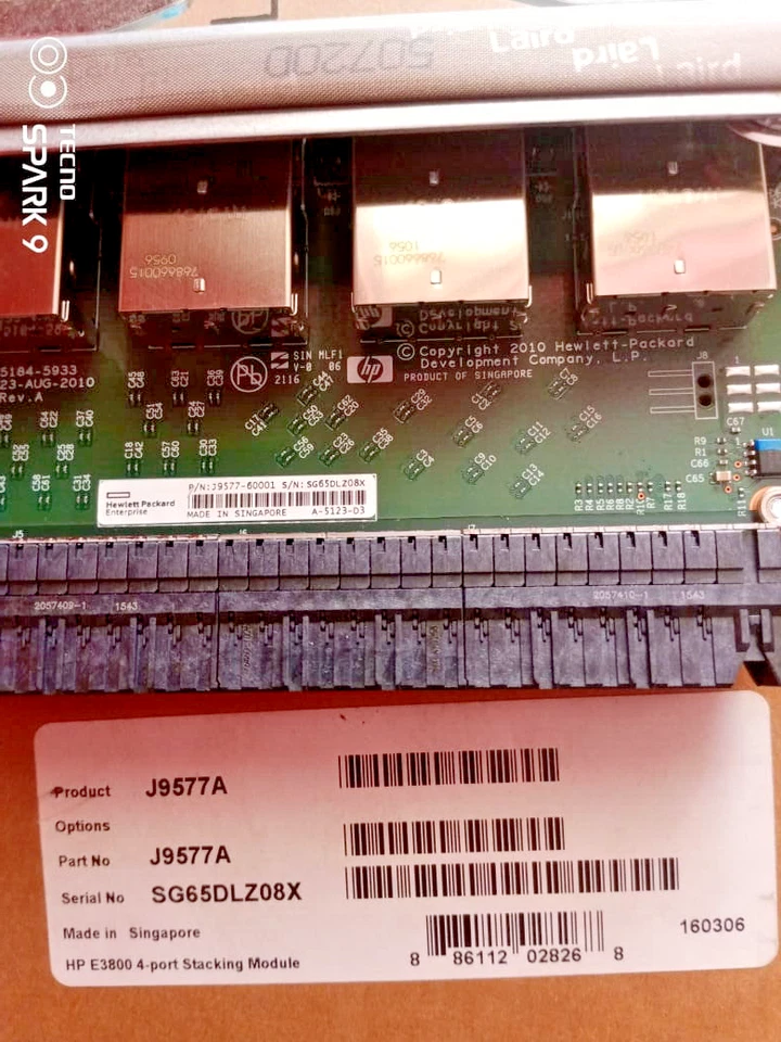 J9577A HP 3800 Switch Series 4-Port Stacking Module WARRANTY