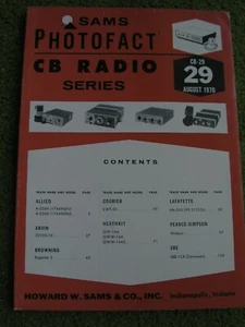 Vintage Sams Photofact CB Radio Series Service Manuals Vol 29 - Picture 1 of 1