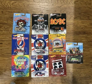 Hot Wheels - GRATEFUL DEAD,AC/DC, Beatles, Who, Kiss - Picture 1 of 9