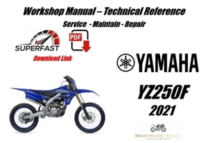 Yamaha YZ250F YZ 250 F Service Repair Workshop Manual   2021 - Picture 1 of 9