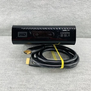 WESTERN DIGITAL - WD TV Media Player WDAVN00BN w/ HDMI ONLY   ** UNTESTED **  E - Picture 1 of 10