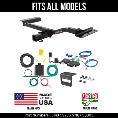 Kit de arnés de cableado de 5 pines enganche de remolque para Lexus RX350 13-15 se adapta a todos los modelos Curt Foto 1 de 4