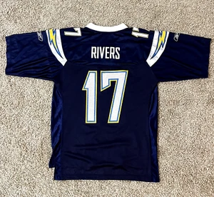 Philip Rivers San Diego Chargers Reebok Blue On-Field Small Jersey - Picture 1 of 12