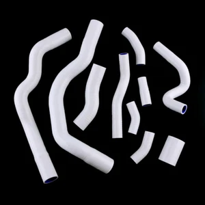 KIT MANGUERA PARA BMW MINI COOPER S R52 R53 2000-2008 RADIADOR SILICONA 10 PIEZAS BLANCO - Imagen 1 de 12