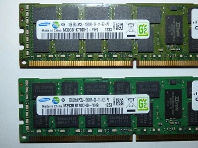 Cisco UCS-MKIT-082RX-C 16GB 2X8GB PC3-10600 15-13491-01 - Image 1 of 3