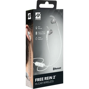 iFrogz Free Rein 2 Bluetooth 8mm In-Ear Wireless Earbuds w/ Mic - White - Picture 1 of 7