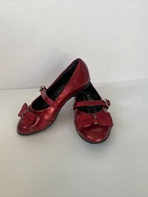 Authentic Disney Snow White Red Girls Shoes Stride Rite Size 8.5 M - Image 1 of 4